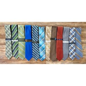 NEW Mens Neck Tie lot 12 Joseph Abound Sean John Geoffrey Beene Jones New York